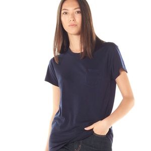 Black Tabi Tech Lite Short Sleeve Pocket Crewe